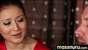 Slippery nuru massage for lucky dude 21