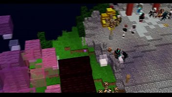 En maincra brincando por una mamada con zongz d linkinpark