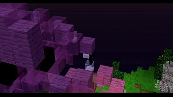 En maincra brincando por una mamada con zongz d linkinpark