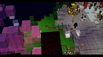 En maincra brincando por una mamada con zongz d linkinpark