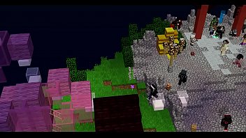 En maincra brincando por una mamada con zongz d linkinpark