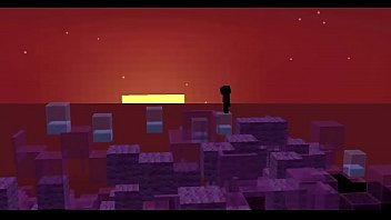 En maincra brincando por una mamada con zongz d linkinpark