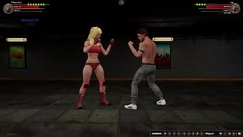 Tiffany vs gigi nf3d mma mixed combat breast battle