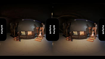 Two milfs bang a 18teen with strap on