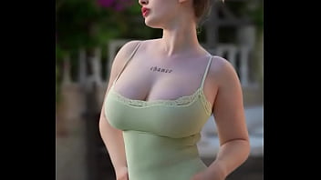 Sexy lady enjoying and having fun