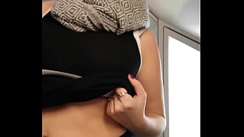 Coquine dans le train