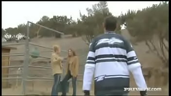 Blonde teens amythiest stone and jessica dee ffm threesome with facial