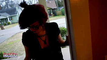 Inked cutie marcie dildo fucks her horny twat wearing lingerie and squirts