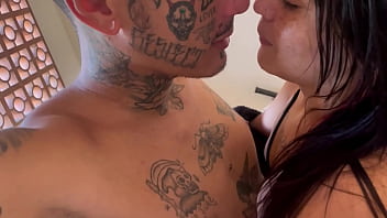 We went to take a bath in the pool then i stuck the plug in his ass until i came inside