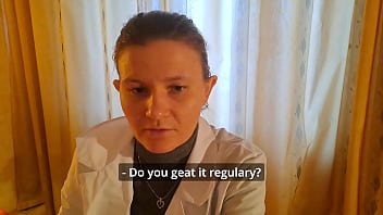 Young russian doctor gave me a blowjob at the appointment asmr pov