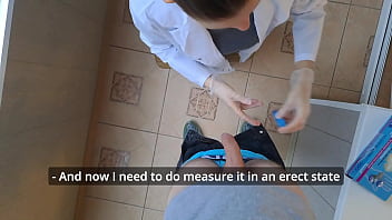 Young russian doctor gave me a blowjob at the appointment asmr pov