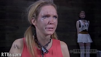 Cutie receives senseless caning