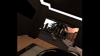 Mute cat grinds against bunny momma's clit until they both cum