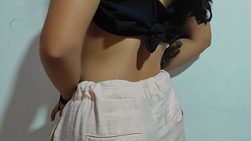 Stepbrother fucks my tight ass i feel his cock in my pussy