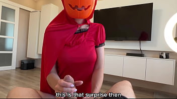 Sexy witch fucked me on halloween missionary cowgirl loud moaning pov big ass cum in mouth cum on tits