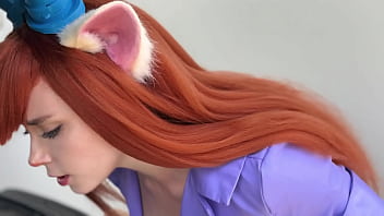 Gadget hackwrench from chip 'n dale deepthroats and hard fucks till cum in pussy