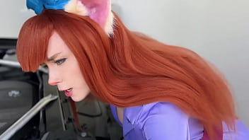 Gadget hackwrench from chip 'n dale deepthroats and hard fucks till cum in pussy