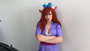 Gadget hackwrench from chip 'n dale deepthroats and hard fucks till cum in pussy