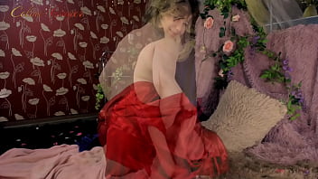 Curvy beauty with hairy pussy plays with herself to orgasm