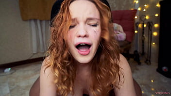 Real hardcore blowjob redheaded babe to tears