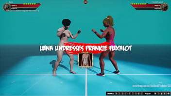 Luna vs frankie nf3d sexfight lesbian combat