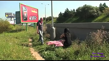Pig likes to fuck on the street with his stepdaughter Pig likes to fuck on the street with his stepdaughter