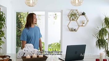 Step son tricks blind masseuse stepmom into giving him a sexual massage