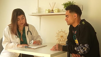 Latina milf bbw doctor fucks her young big cock patient who accidentally cums in her pussy and gets her pregnant danyel mast