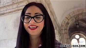 Sexy amateur european girl julia de lucia nailed for cash