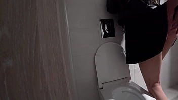 Fucking a stranger in a shopping mall toilet