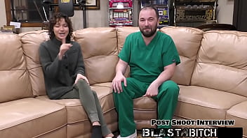 Brooklyn rossi sucks dick gets fucked and blasted with huge load of cum