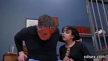 Fierce joy girl gets her fuckholes opened and deeply poked