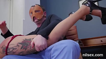 Fierce joy girl gets her fuckholes opened and deeply poked