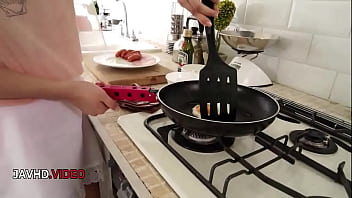 Playful japanese maid teases with naughty charm in steamy clip