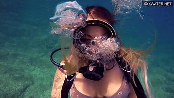 Croatian chick kasandra strips and masturbates in water Croatian chick kasandra strips and masturbates in water
