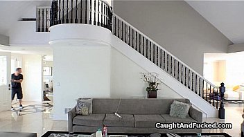 Squatter busted and fucked on camera