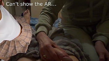 Caught watching threesome porn by step sister but she offers to help out