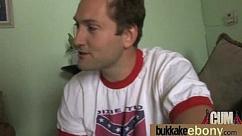 Dp with german ebony bukkake teen 19