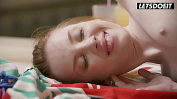 Stepsisters clara mia and lottie magne have crazy orgasms by the pool letsdoeit