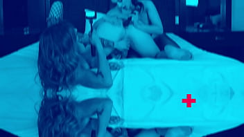 The nastiest threesome with sluts in fishnets tru kait jesse pony