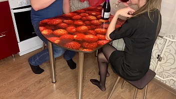 Fucked a girl in stockings on the table Fucked a girl in stockings on the table