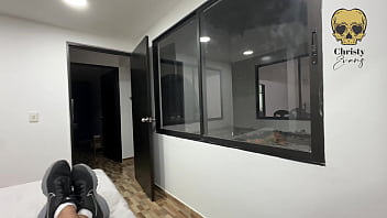 I'm left alone with my soldier friend so i can suck his cock