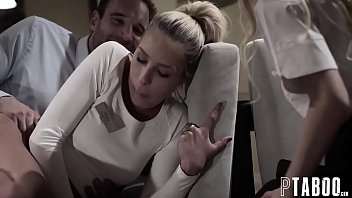 Threesome of hot and stepbrother