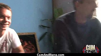 Real ebony babe getting hard core group making out 26