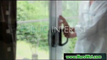 Nuru massage with busty japanese masseuse who suck client dick 02