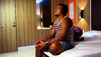 Four hands masagge ends in a rough sex with a nasty hotwife