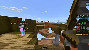 Nos pegan tremenda cachada en minecraft pero remontamos