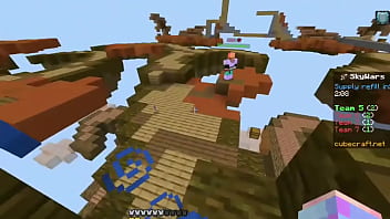 Nos pegan tremenda cachada en minecraft pero remontamos