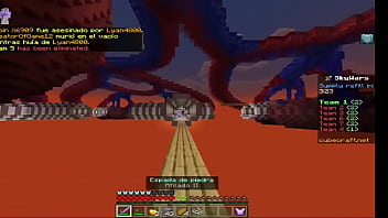 Nos pegan tremenda cachada en minecraft pero remontamos