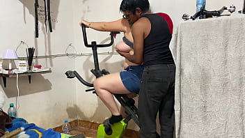 Trying to exercise but coach decides to fuck me full videos on sheer